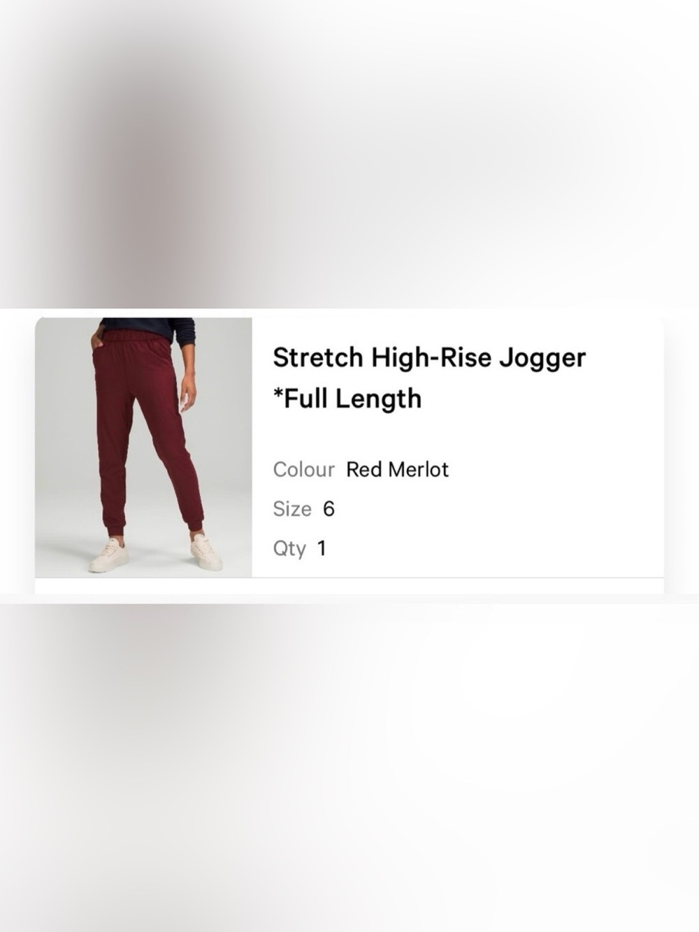 Lululemon High Rise Jogger - Picture 4 of 4